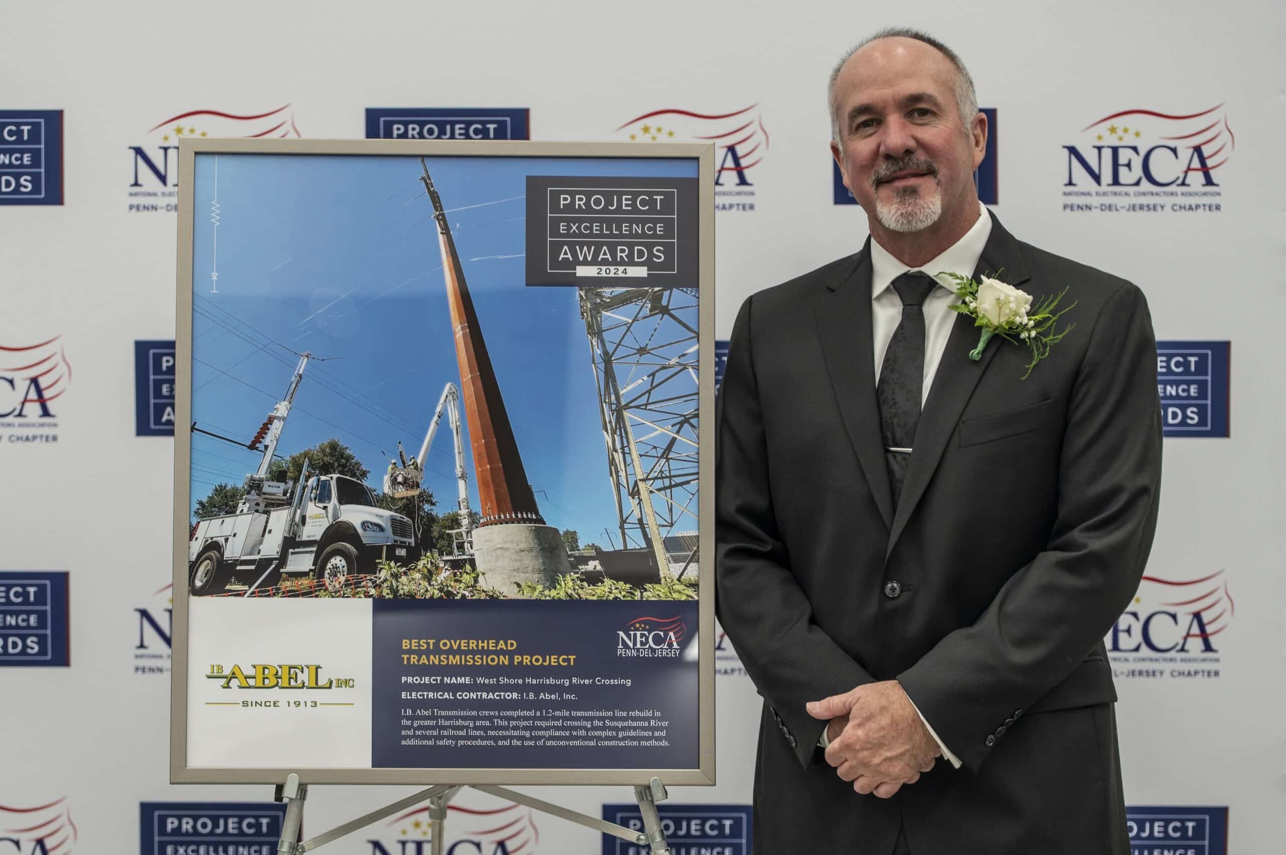 Dennis Geiger, JR., accepting an award